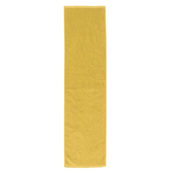 Towelsoft Premium Terry Velour fitnes Towel, 12 inch x 44 inch Yellow Fitness-EV1411-YLW
